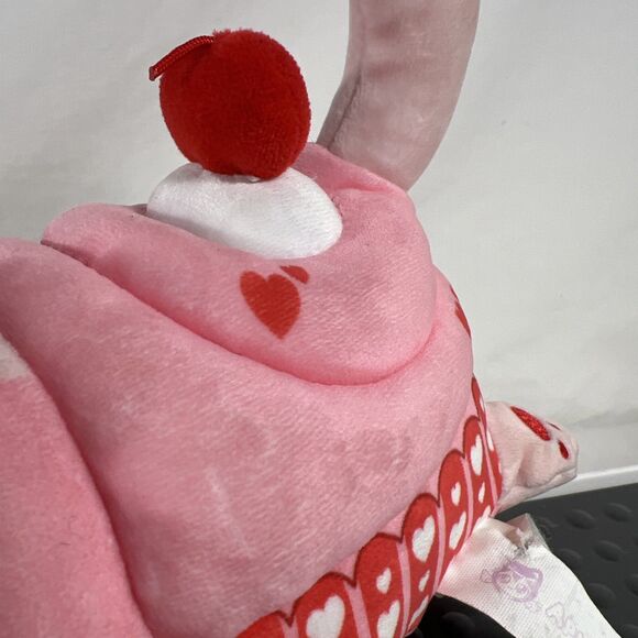 Aphmau MeeMeows Litter 3 Pink Cherry Cupcake Cat 6" Plush Valentines - Picture 12 of 12